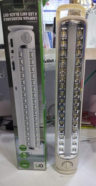 Lampada LED Ricaricabile Anti Black-out cm 40