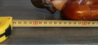 Virgen de madera articulada