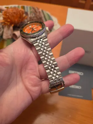 Seiko 5 Sports GMT Automático Naranja