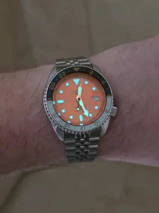 Seiko 5 Sports GMT Automático Naranja