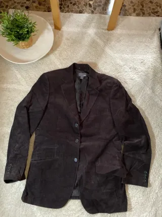 Blazer pana retro negro