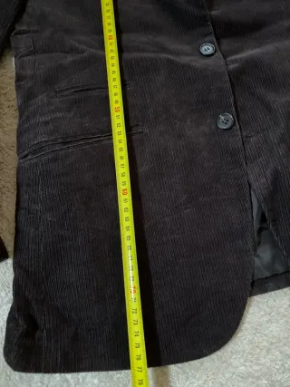 Blazer pana retro negro