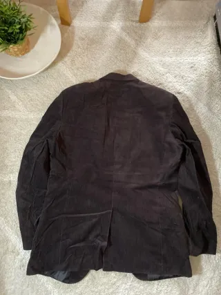 Blazer pana retro negro