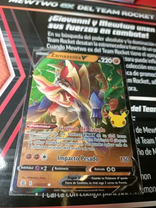 2 Cartas Pokémon 25 Aniversario