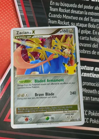 2 Cartas Pokémon 25 Aniversario