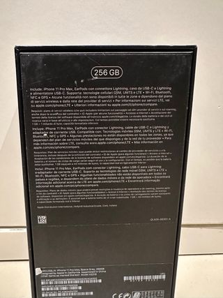 iPhone 11 Pro Max 256GB Negro