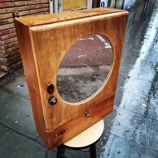 Armario pequeño madera antiguo romi