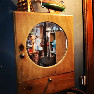 Armario pequeño madera antiguo romi