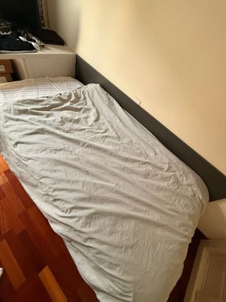 Cama nido con colchón de 90x180cm