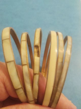 6 pulseras aro