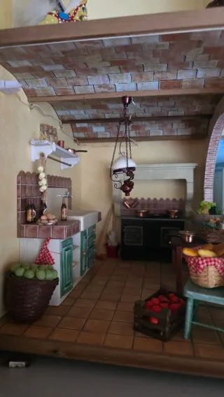 Casa Muñecas Mediterránea Amueblada