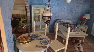 Casa Muñecas Mediterránea Amueblada