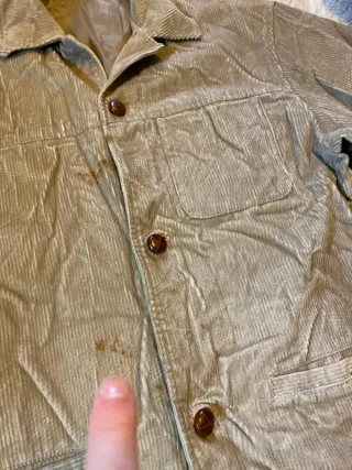 Sobrecamisa pana retro vintage beige