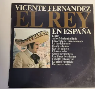 Vinilo Vicente Fernandez El Rey En España