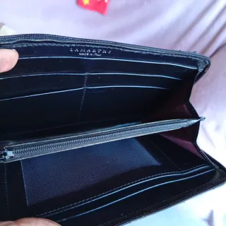 Cartera billetera tarjetero monedero piel LAMARTHE