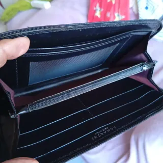 Cartera billetera tarjetero monedero piel LAMARTHE