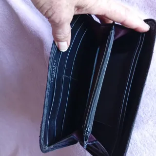 Cartera billetera tarjetero monedero piel LAMARTHE