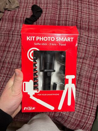 Kit Photo Smart Selfie Stick + Lentes + Trípode