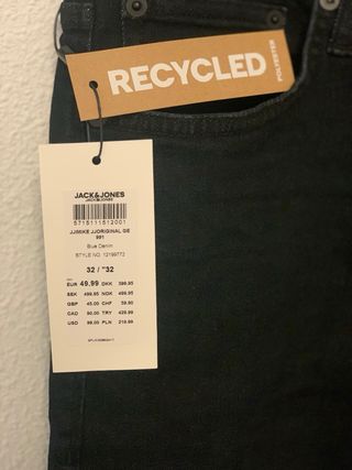 Pantalones Vaqueros Jack & Jones Talla S