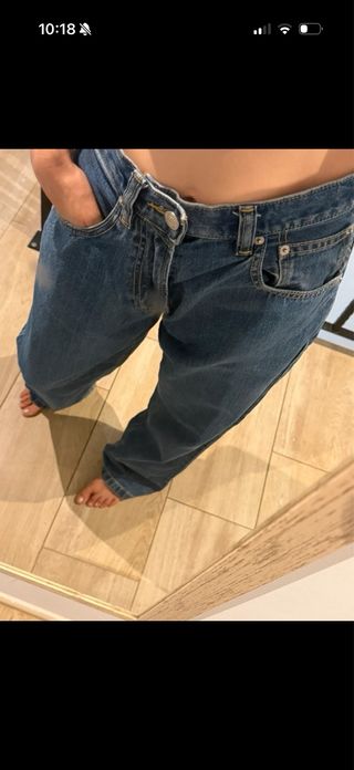 Jeans azules mujer