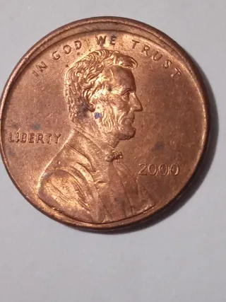 MONEDA 1 CENTAVO LINCOLN.2001.ERROR DESCENTRADA.