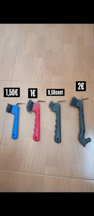 Limpia cascos para caballos