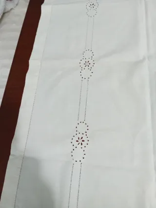 Asciugamano Lino Ricamato a Mano 120x70 cm