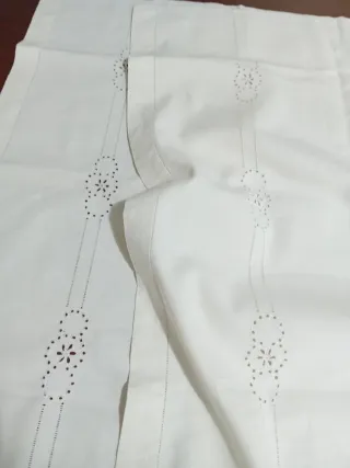 Asciugamano Lino Ricamato a Mano 120x70 cm