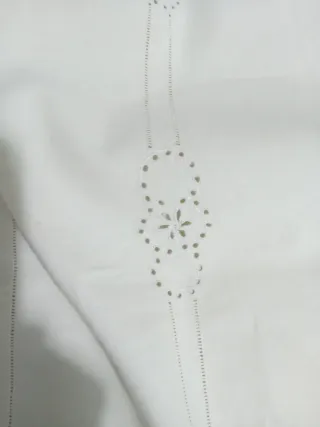 Asciugamano Lino Ricamato a Mano 120x70 cm