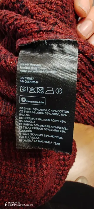 Maglioncino H&M Rosso Taglia S