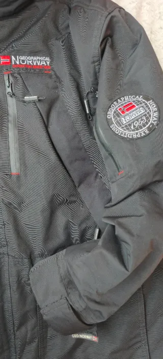 Giubbino Geographical Norway Nero Taglia L