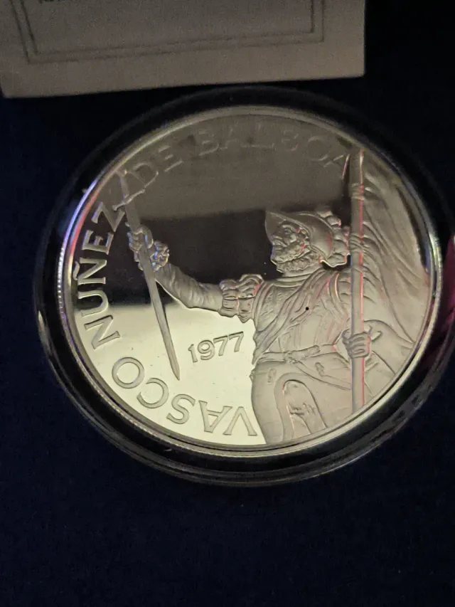 Moneda 20 Balboas Panamá 1978 y 1977 ( Dos )