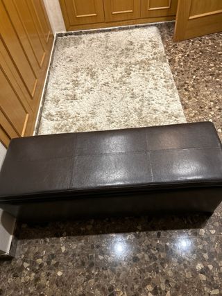 Banqueta baúl con almacenaje