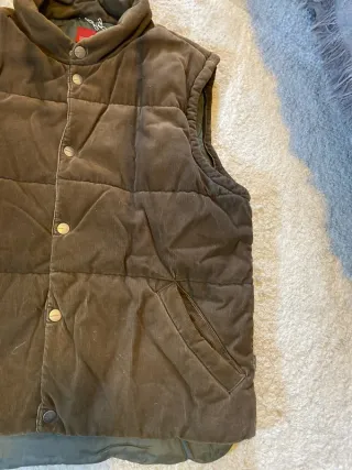 Chaleco Esprit Pana Acolchado Marrón XL