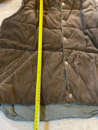 Chaleco Esprit Pana Acolchado Marrón XL