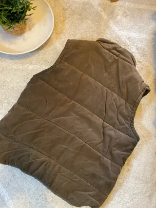 Chaleco Esprit Pana Acolchado Marrón XL