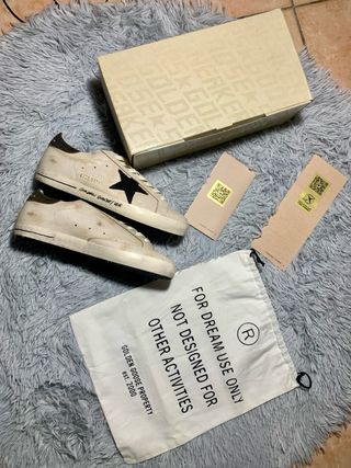 Golden Goose Sneakers Beige/Nero