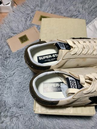 Golden Goose Sneakers Beige/Nero