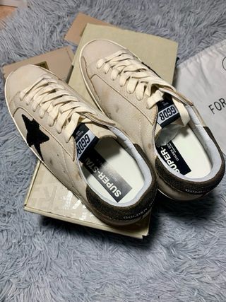 Golden Goose Sneakers Beige/Nero