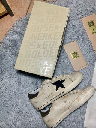 Golden Goose Sneakers Beige/Nero