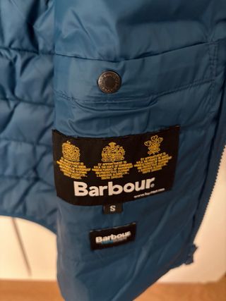 Giubbotto imbottita Barbour blu