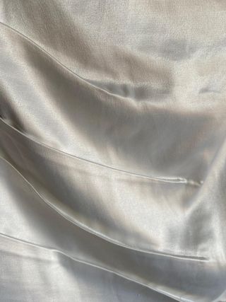 Vestido de fiesta blanco y negro