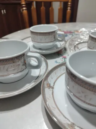 Servizio 6 tazze da tè Bavaria