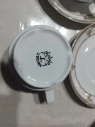 Servizio 6 tazze da tè Bavaria