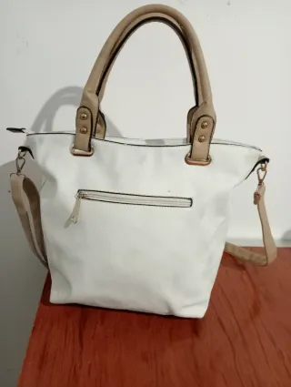 Bolso Bimba y Lola Blanco y Beige