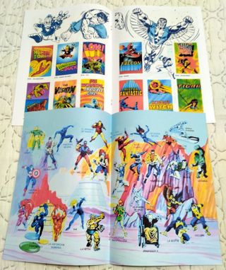 Lote 2 SÚPER HÉROES Marvel: 2 álbumes facsímiles