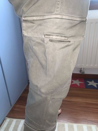 Pantalón Pull and Bear  Cargo Verde Oliva