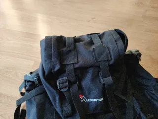 Mochila senderismo 65+10L negra