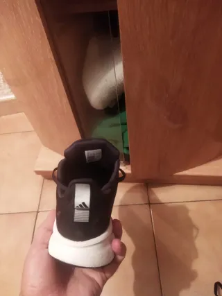 Adidas Zapatillas Deportivas Negras y Blancas