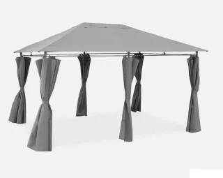 Pérgola gris 3x4m - Como nueva, tres meses de uso